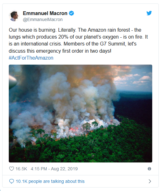Checamos! Para criticar suposto descaso com a Amazônia, celebridades e líderes políticos publicam imagens antigas 3