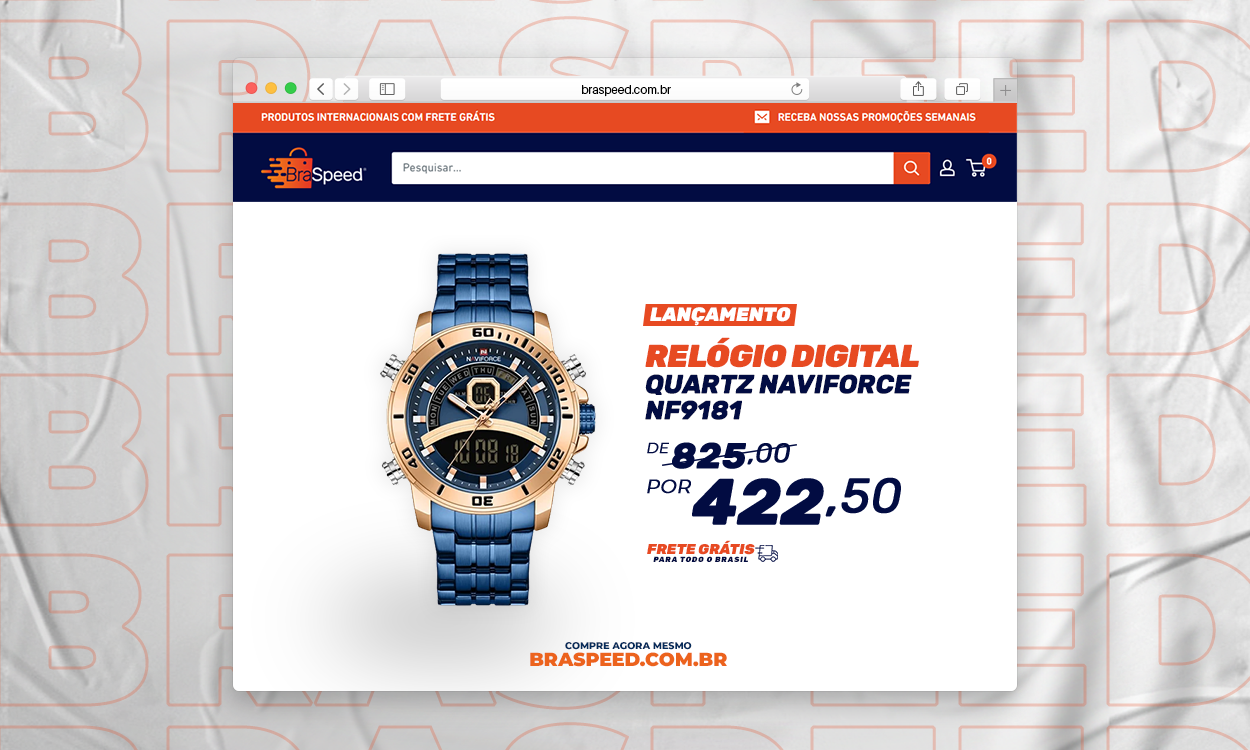 Confira a nova coleção de relógios custo-benefício da Braspeed 4