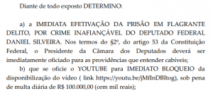 Moraes determina que YouTube remova vídeo de Daniel Silveira, sob pena de multa diária de R$ 100 mil 1