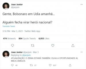 Homem é preso após incitar morte de Bolsonaro em rede social 1