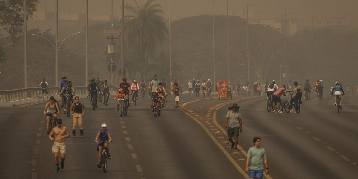 Fumaça queimadas Brasil