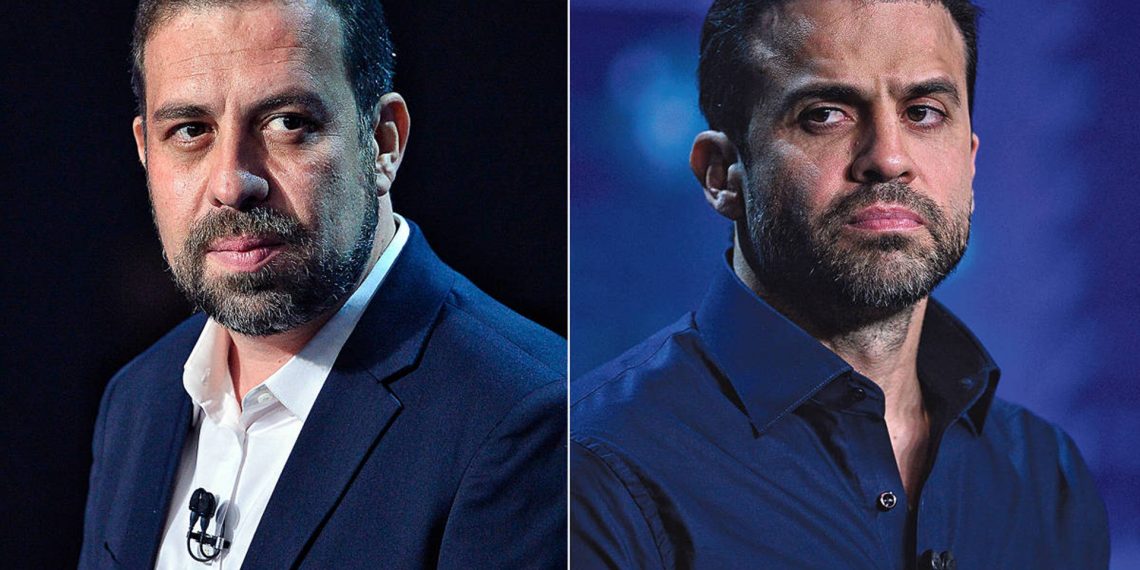 Guilherme Boulos e Pablo Marçal