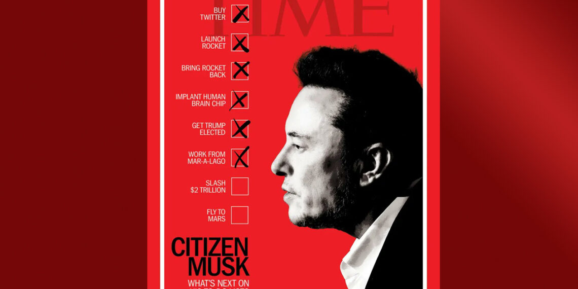 Elon Musk é destacado na capa da Revista Time