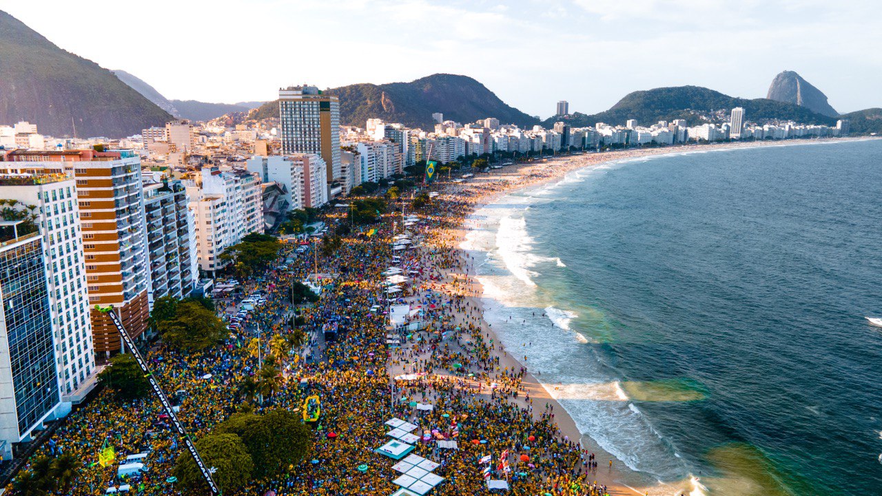 1 milhão em Copacabana: imprensa internacional repercute manifestação que pedirá ‘Anistia Já’ 1