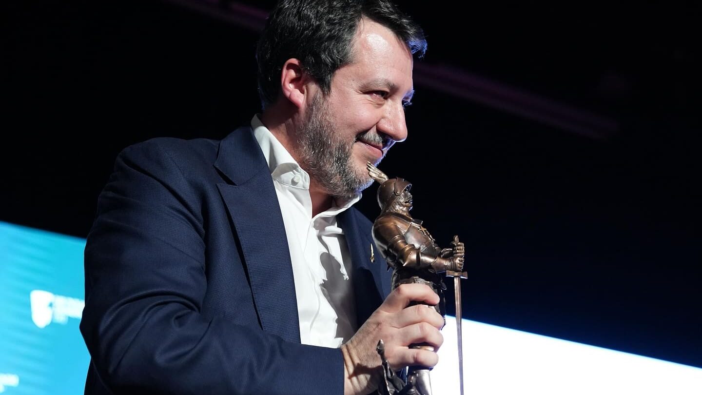 Matteo Salvini recebe prestigioso prêmio pela proteção da liberdade e dos valores europeus 1